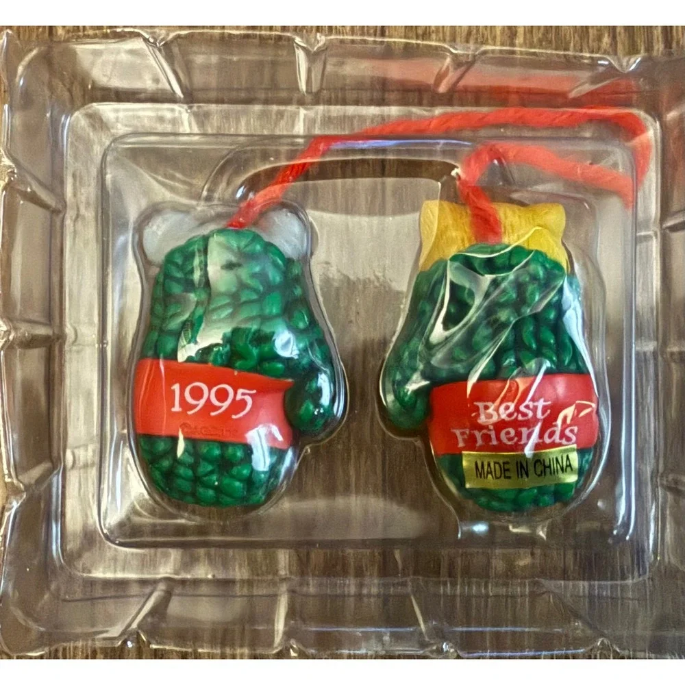 Forget Me Not Best Friends‎ 1995 Collectible Cat & Mouse Holiday Ornaments